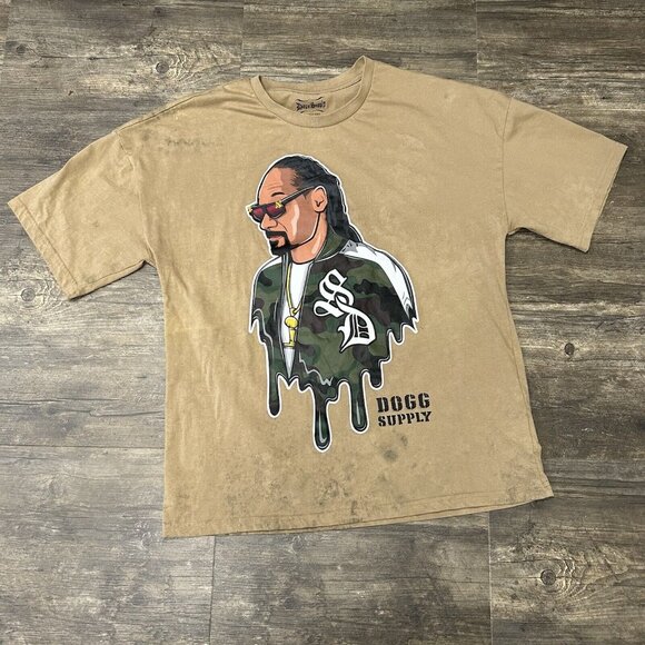 STAINED* Dogg Supply by Snoop‎ Dogg Tshirt Men Large Rap Hip Hop Culture - Picture 2 of 8